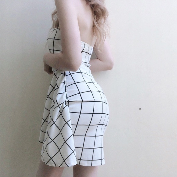 GRID DRESS - Picture 3 of 4